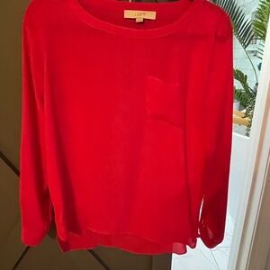 Hot pink Loft Blouse XS